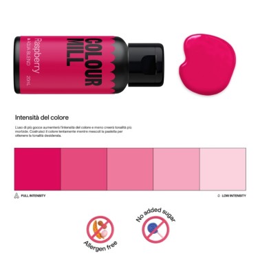 Colorante alimentare idrosolubile Colour Mill Raspberry 20 ml 