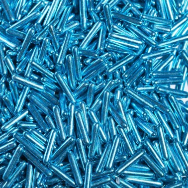 Happy Sprinkles Metallic Blue Rods 90 g