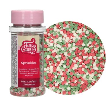  Mini confetti Christmas 60 g FunCakes