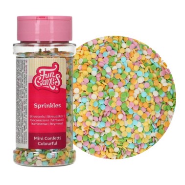  Mini confetti Colourful 60 g FunCakes