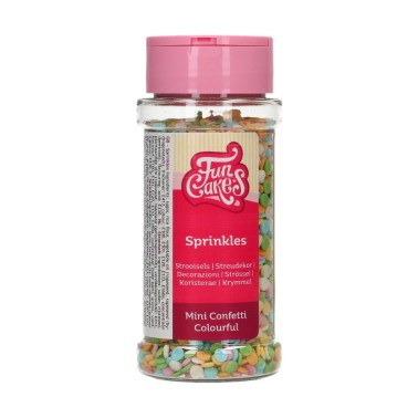  Mini barevné konfety 60 g Fucakes