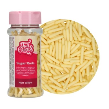 Bastonicini matt gialli XL Funcakes 70 g