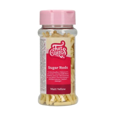 Bastonicini matt gialli XL Funcakes 70 g