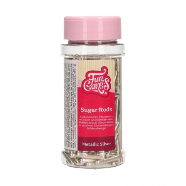 XL Metallic Bastonicini Funcakes Silber
