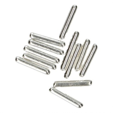 Bastonicini metallizzati XL Funcakes argento