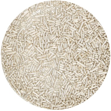 Codette di zucchero argento metallizzato FunCakes 80 g
