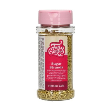 Codette di zucchero oro metallizzato FunCakes 80 g