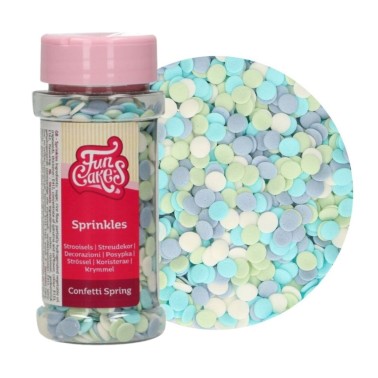 Coriandoli di zucchero primavera 60 g FunCakes