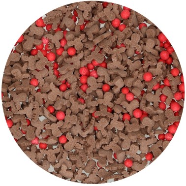 Decorazioni zucchero mix renna 55 g FunCakes