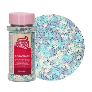 Mini snowflakes mix 50 g funcakes