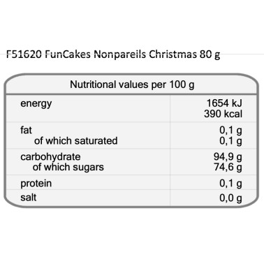 Mompariglia FunCakes Natale 80 g
