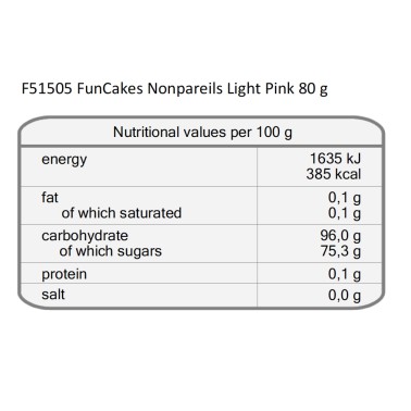 Mompariglia FunCakes ROSA CHIARO 80 g