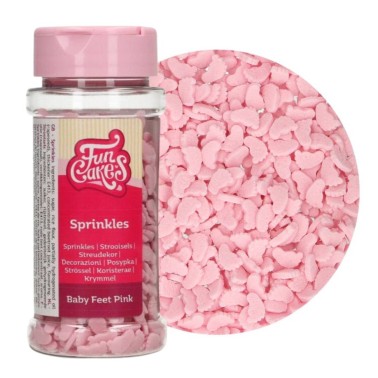 Piedini di zucchero rosa FunCakes 55 g