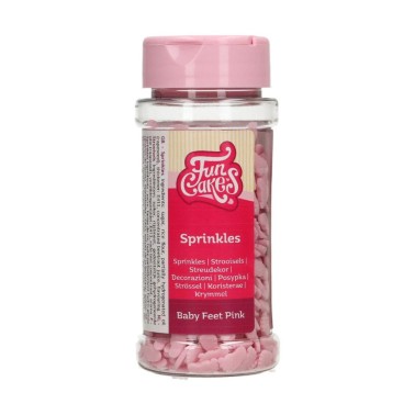 Piedini di zucchero rosa FunCakes 55 g