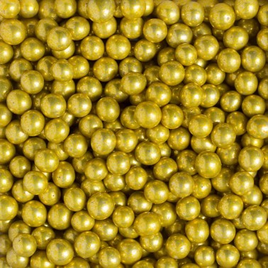 Maxi perle di zucchero oro Decora 100 g