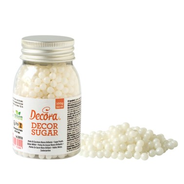 Bílý cukr perla Decora 100 g