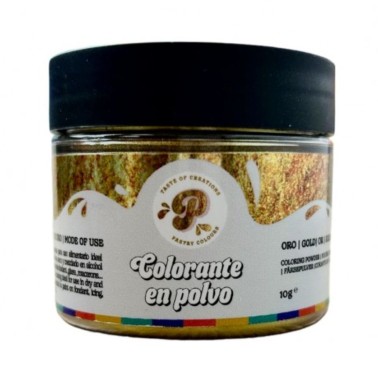Colorante alimentare in polvere Oro Pastry Colours 10g