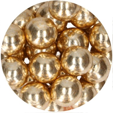 Choco Crispy Balls - Metallic Gold 130g FunCakes