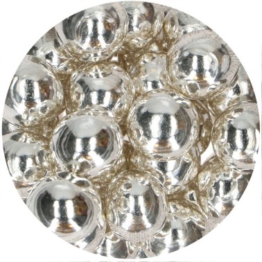 Choco Crispy Balls - Metallic Silver 130g FunCakes