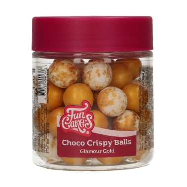 Choco Crispy Balls - Glamour Gold 130g FunCakes