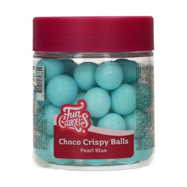 Choco CrisPy Balls - Pearl Blue 130g Funcakes
