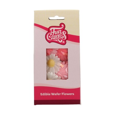 Flowers in edible waffle daisies 13 pieces