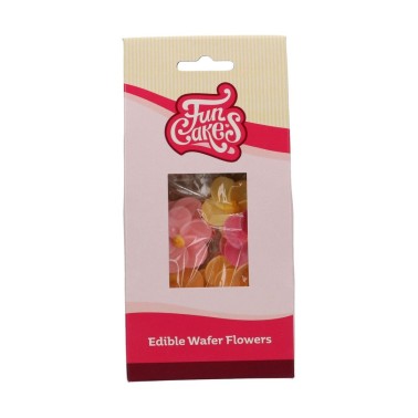 Flowers in edible waffle Primula 12 pieces