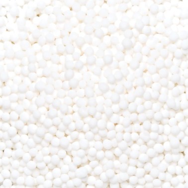 White sugar beads Decora 90 g