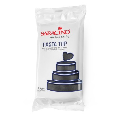 Pasta di zucchero Top Saracino Nera 1kg