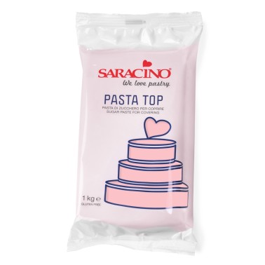 Horní cukrová pasta Saracino Růžové dítě 1 kg