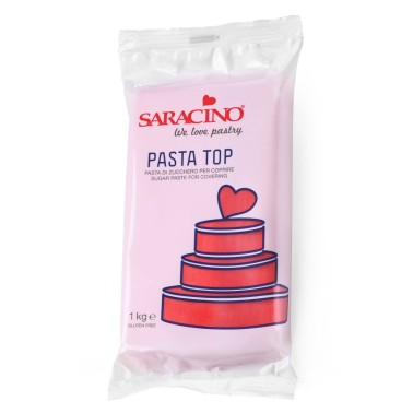Horní cukrová pasta Saracino Červená 1 kg