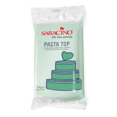 Pasta di zucchero Top Saracino Verde 1 Kg