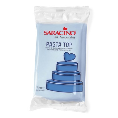 Sugar paste Top Saracino Blue 1 Kg