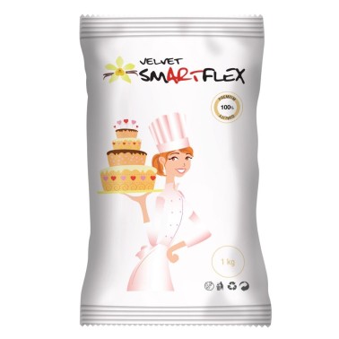 Pasta di zucchero bianca SmartFlex Velvet 1 kg