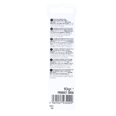  Luster Snow Blue Edible Luster Dust 10g PME