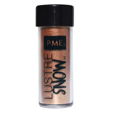  Lustre Snow Rose Gold Edible Lustre Dust 10g PME