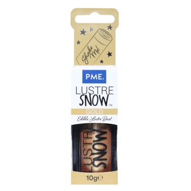  Lustre Snow Gold Edible Lustre Dust 10g PME