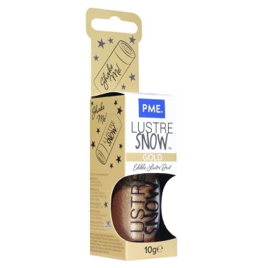 Luster Snow Gold Edible Lustre Dust 10g PME