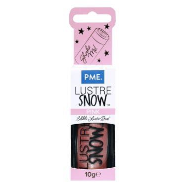  Lustre Snow Pink Edible Lustre Dust 10g PME