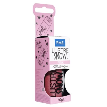  Lustre Snow Pink Edible Lustre Dust 10g PME