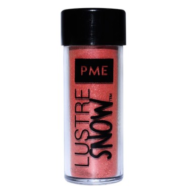  Lustre Snow Red Edible Lustre Dust 10g PME