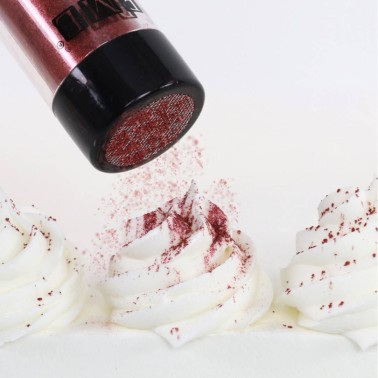  Lustre Snow Red Edible Lustre Dust 10g PME