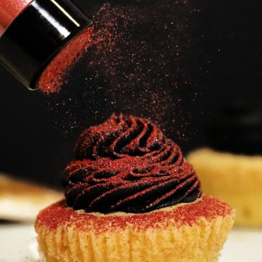  Lustre Snow Red Edible Lustre Dust 10g PME