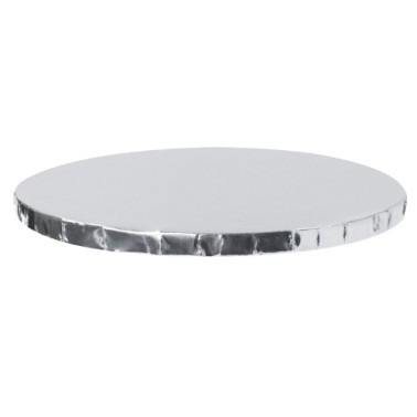 Set 10 cake board TONDO ARGENTO economico PME 25 cm