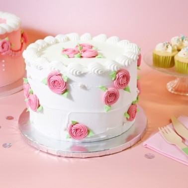 Set 10 Kuchenbrett Runde Silber Silber PME 30 cm