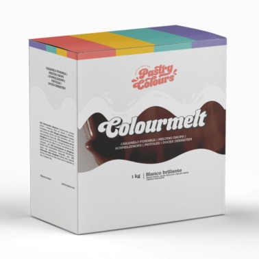 Glassa per dolci ColourMelt bianco brillante 1 kg
