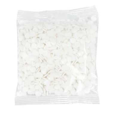 White XL sugar confetti 80g economic line
