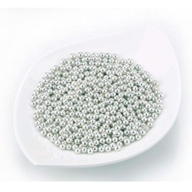 Perle di zucchero argento piccole 50 g linea economica
