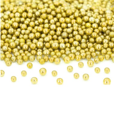 Perle di zucchero piccole oro 50 g linea economica