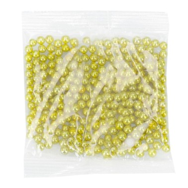 Perle di zucchero oro 5 mm 50 g linea economica